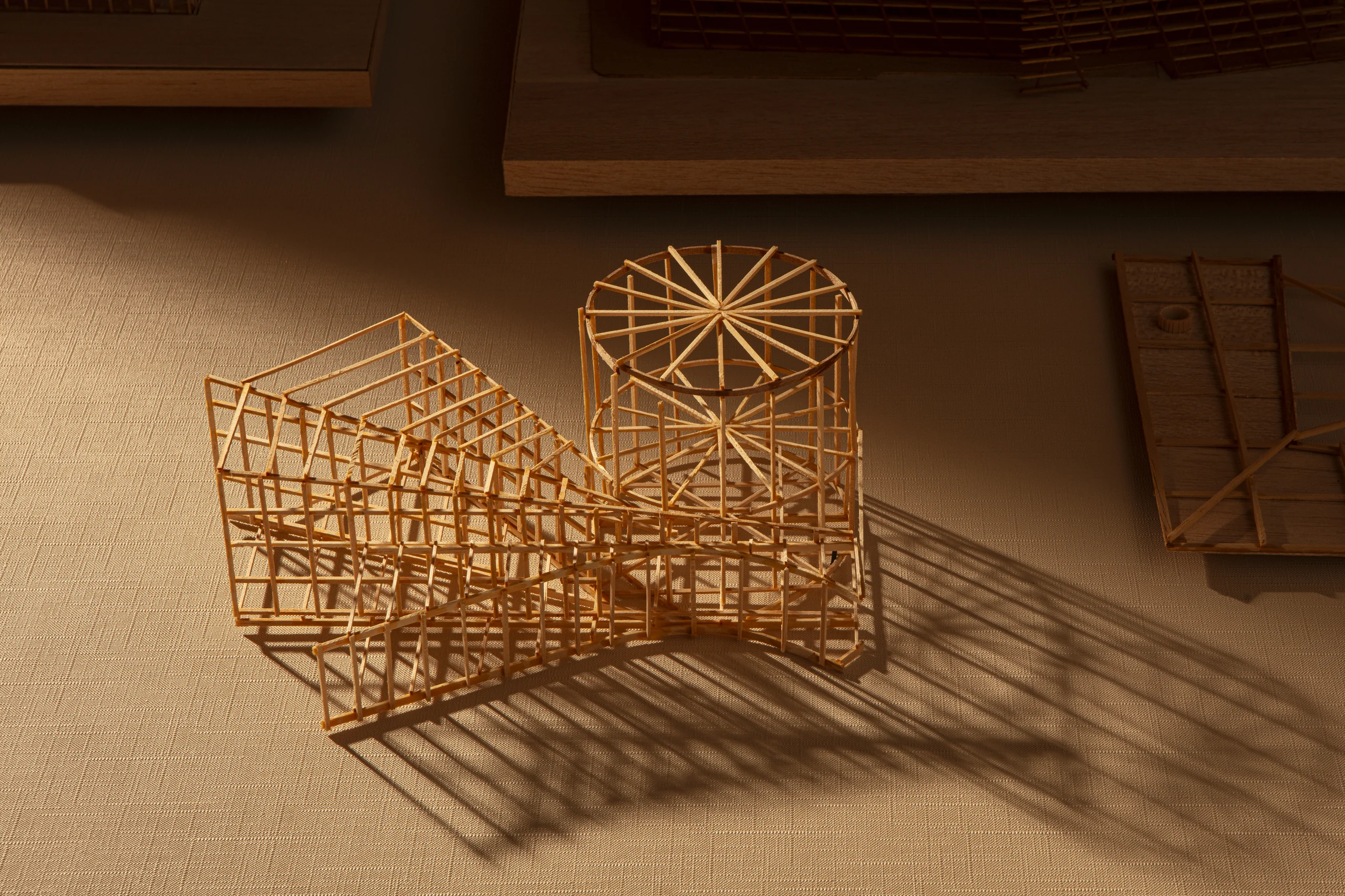 Physical model showing cliff integration