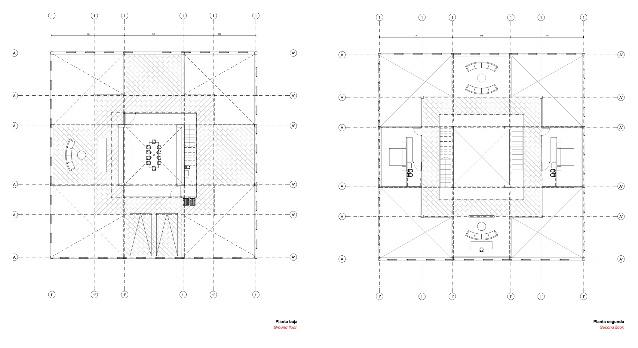 Planta técnica de Casa Anillo