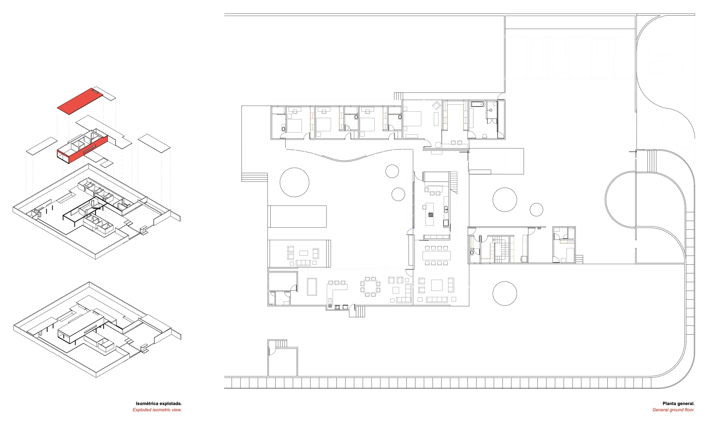 Planta técnica de Casa Chamonate