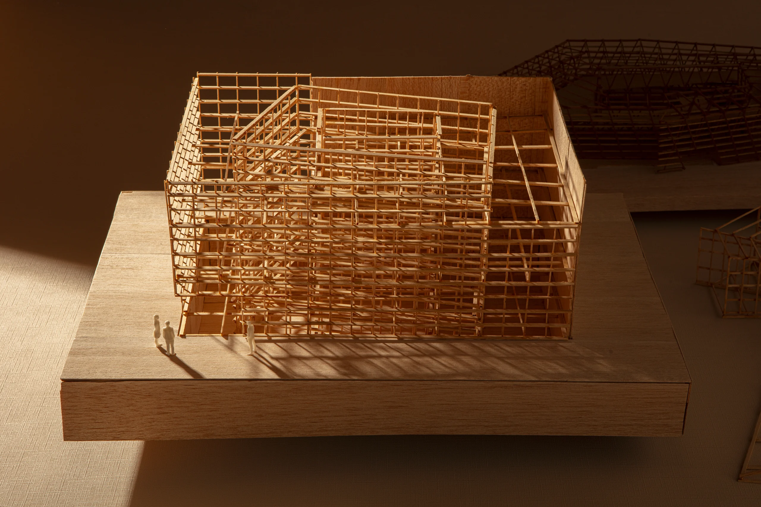 Maqueta física de muros protectores