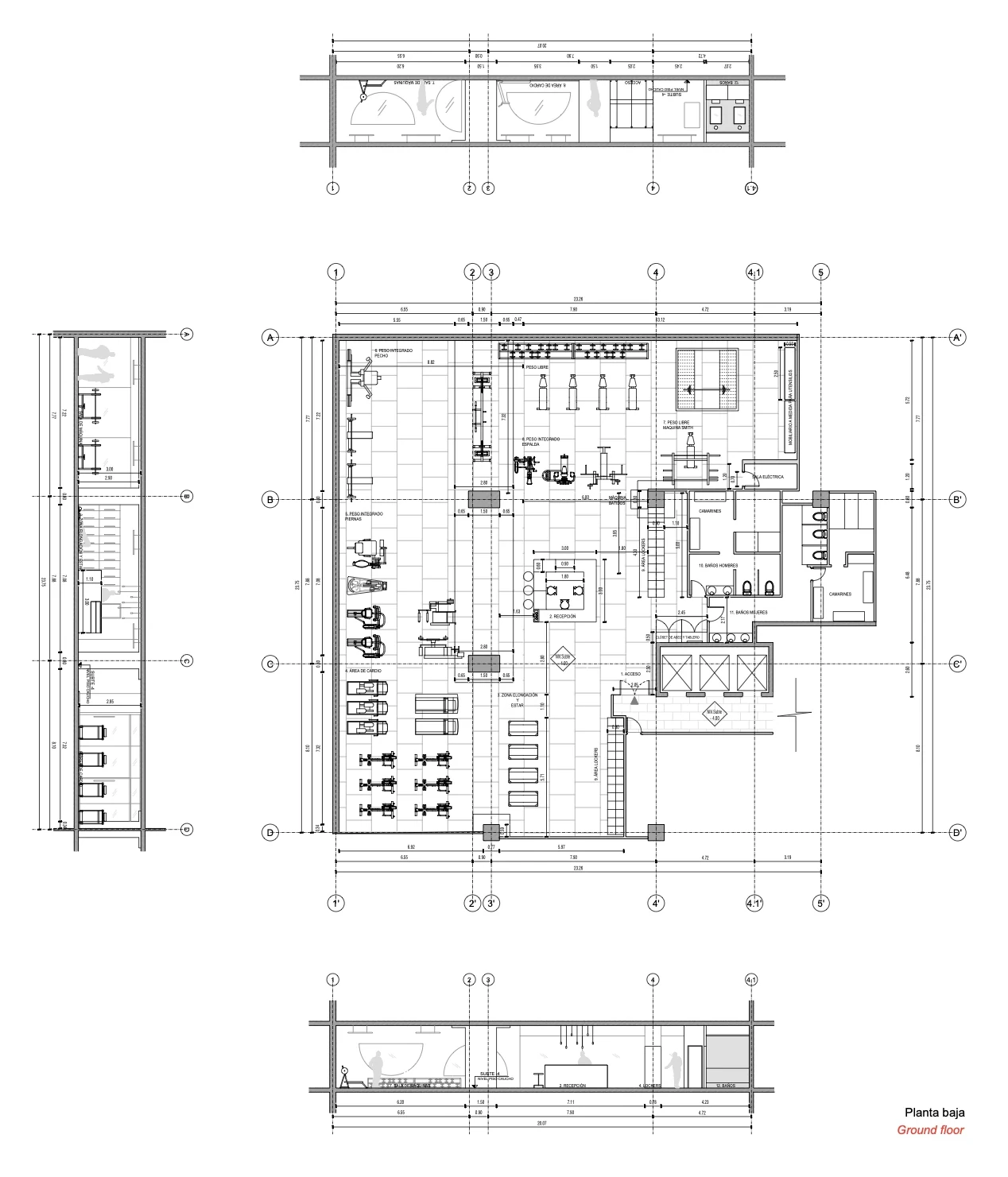 Planta técnica de Espacio Del Inca